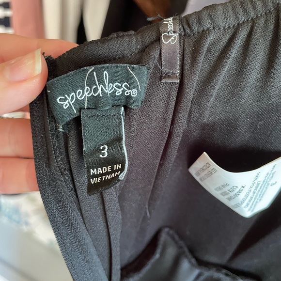 Strapless high low black dress - Picture 4 of 4